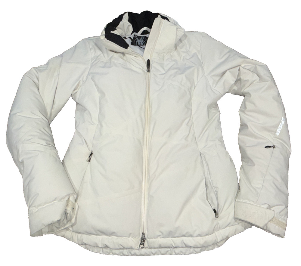 Spyder White Goose Down Ski Jacket Women’s 8